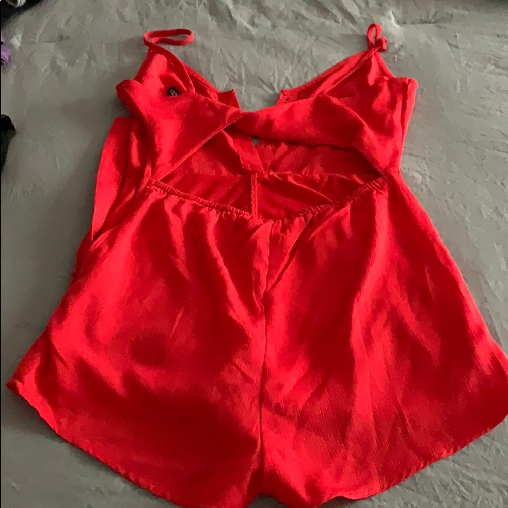 Red Romper - Picture 2 of 2
